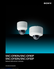 Sony IPELA SNC-DF80P Brochure & Specs