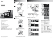 Sony S-Frame DPF-HD800 Operating Instructions