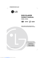 LG DN798 -  DVD Player Owner's Manual
