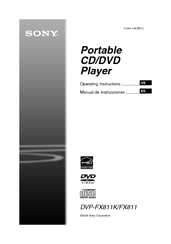 Sony DVP-FX811 Operating Instructions Manual