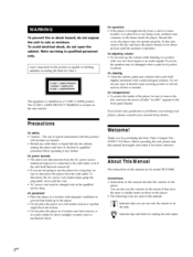 Sony MCE-F88K Manuals | ManualsLib