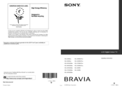 Sony BRAVIA 4-136-111-12(1) Operating Instructions Manual