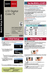 Sony BRAVIA KDL-32L4010 Quick Setup Manual