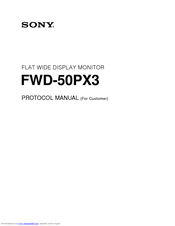 Sony FWD-50PX3 Protocol Manual