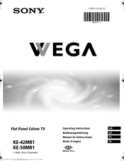 Sony WEGA KE-50MR1 Operating Instructions Manual