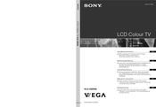 Sony WEGA KLV-15SR3E Operating Instructions Manual