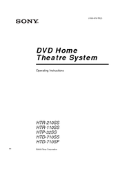 Sony HTR-110SS Operating Instructions Manual