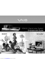 Sony VAIO VGX-XL1 Series User Manual