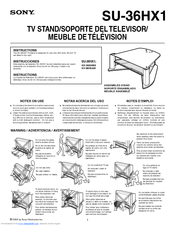 Sony Kd 36xs955 Instructions Tv Stand Manuals Manualslib