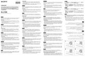 Sony XL-2100 Instructions