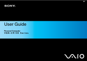 Sony VGN-CR150E - VAIO CR Series User Manual