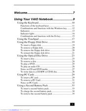 Sony VAIO PCG-FX390 User Manual