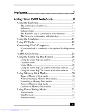 Sony VAIO PCG-R505JSK User Manual