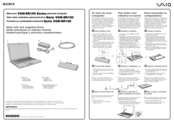 Sony VAIO VGN-SR100 Series Quick Start Manual