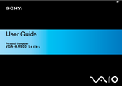 Sony VGN AR550E - VAIO AR Digital Studio User Manual