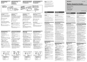 Sony CFM-20L Operating Instructions
