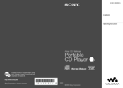 Sony Atrac3 CD Walkman D-NE520 Operating Instructions Manual