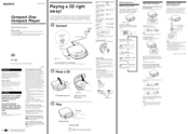Sony CD Walkman D-193 Operating Instructions