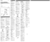 Sony ICF-SW40 Operating Instructions