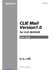 Sony CLIE Mail User Manual