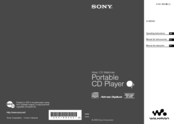 Sony D-NE520 - Atrac Cd Walkman Portable Player Operating Instructions Manual