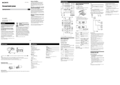 Sony ZS-S50CP Operating Instructions