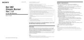 Sony Net MD Walkman Installation Instructions