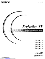 Sony KP-53HS30 - 53