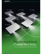 Sony CX150 - VPL XGA LCD Projector Brochure