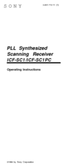Sony ICF-SC1PC Operating Instructions Manual