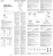 Sony CDX-565MXRF Operating Instruction correction: multi-session disc Operating Instructions