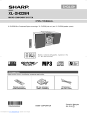 Sharp CP-DH229N Operation Manual