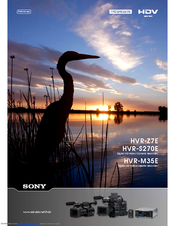 Sony HVR-M35E Brochure & Specs
