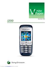 Sony Ericsson J200 White Paper