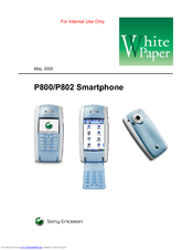Sony Ericsson P800c White Paper