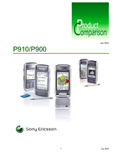 Sony Ericsson P900  P900 P900 Comparison Manual