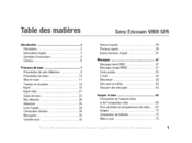 Sony Ericsson V800 SFR Manual De L'utilisateur
