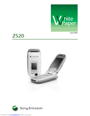 Sony Ericsson Z520a  95673024644 Z520 White Paper