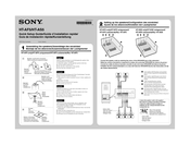 Sony HT-AF5 Quick Setup Manual