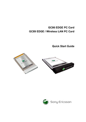 Sony Ericsson GC86 Quick Start Manual