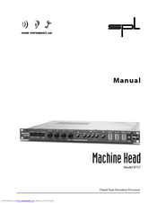 Sound Performance Lab Machine Head 9737 Owner's Manual