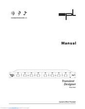 Sound Performance Lab Transient
Designer 9842 User Manual