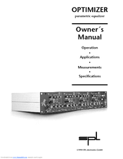 SPL Parametric Equalizer Owner's Manual