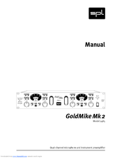 Sound Performance Lab GOLDMIKE MK2 2485 Manual