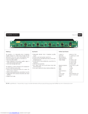 SPL Amplifiers Specification Sheet