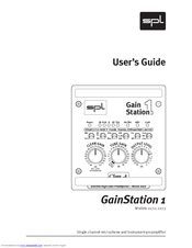 Sound Performance Lab Gain Station 2272 User Manual