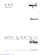 Sound Performance Lab Audio Equalizer 9629 Owner's Manual