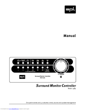 Sound Performance Lab Surround Monitor Controller 2489 Manual