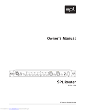 Sound Performance Lab 2269 Owner's Manual