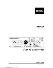 Sound Performance Lab 2053 Manual